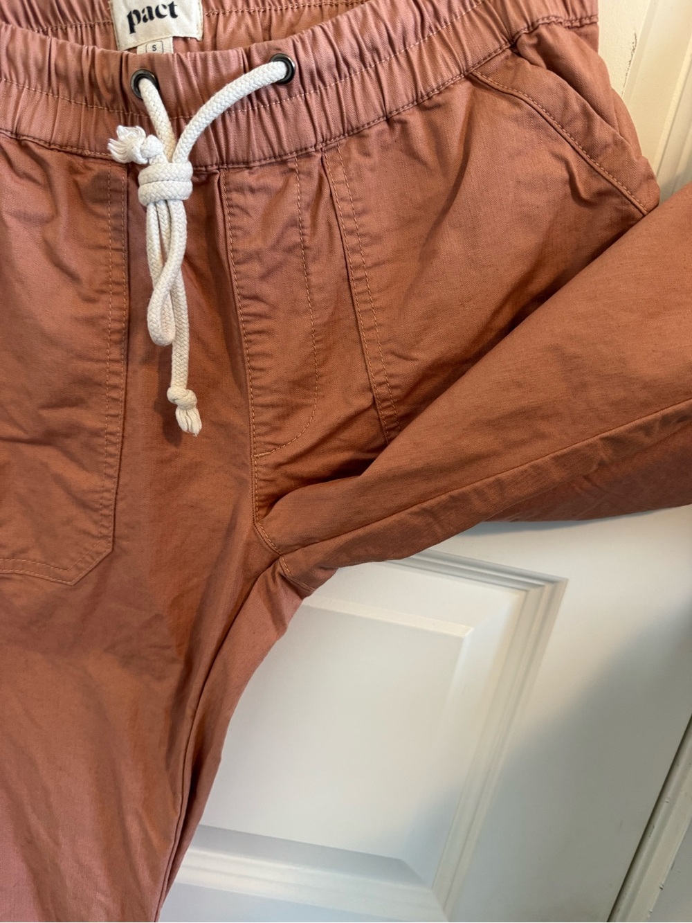 Pact Women’s Peach Organic Cotton Casual Pants - Picture 4 of 11